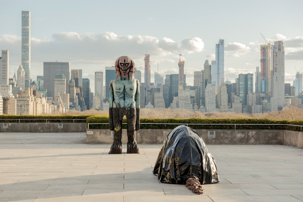 Huma Bhaba We Come in Peace on the roof of the Metropolitan Museum of Art on view April 17-October 28, 2018.