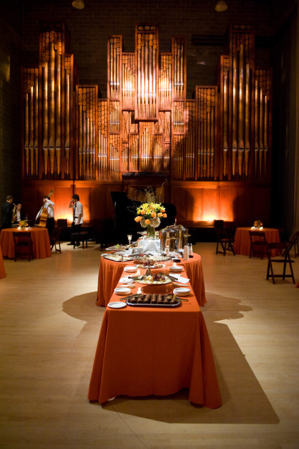 Post Show Reception in Organ Room, 5 Browns