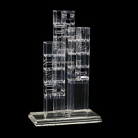 Louise Nevelson, Transparent Sculpture VII, 1967-68. Plexiglas, 4 from an edition of 6, Collection Neuberger Museum of Art, Purchase Coll...