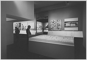    Image:  Unidentified visitors at the exhibition, Architecture for the Arts: The State of New York College at Purchase. May 13, 1971 t...