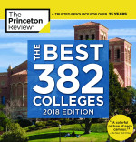 The Princeton Review Best 382 Colleges 2018 book cover