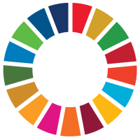 UN Sustainability Goals Logo (Color swatches in a circle)