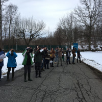 Purchase ENV students count birds as part of an international project to track bird populations  February 19, 2018