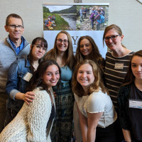 Purchase College students and faculty at the Northeast Natural History Conference