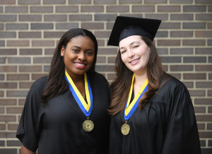 SUNY Chancellor's Award for Excellence Recipients Laila Wilson and Corina Picon, Commencement 2022