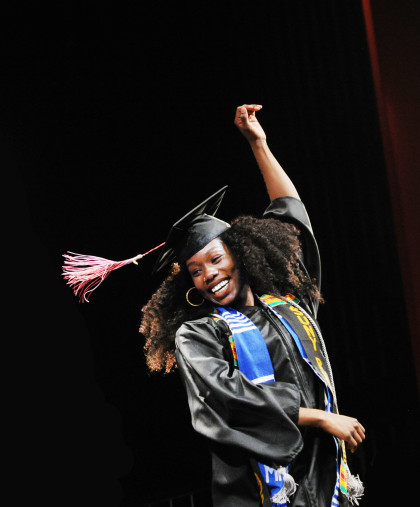 Purchase College Commencement at the Westchester Civic Center, White Plains, N.Y., Friday, May 18...