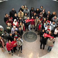 Group Photo of students at Marist College.