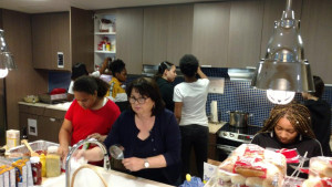 Student and Site Director at Ronald McDonald House Cooking for families