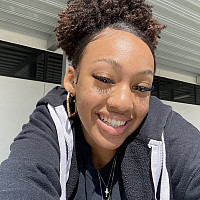 student smiling