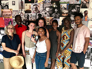 Group shot in Benin
