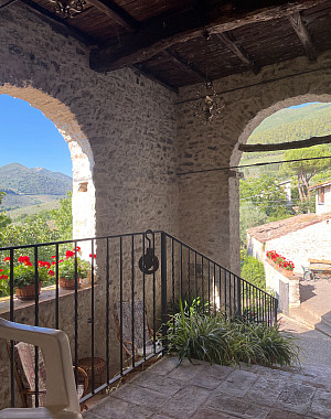 Outside of La MaMa Umbria