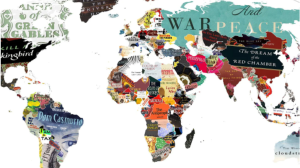 Literature Map of the World (picture credit Reddit user Backforward24