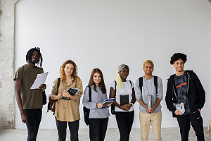 Group of Diverse Students