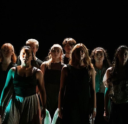 Group of dancers performing