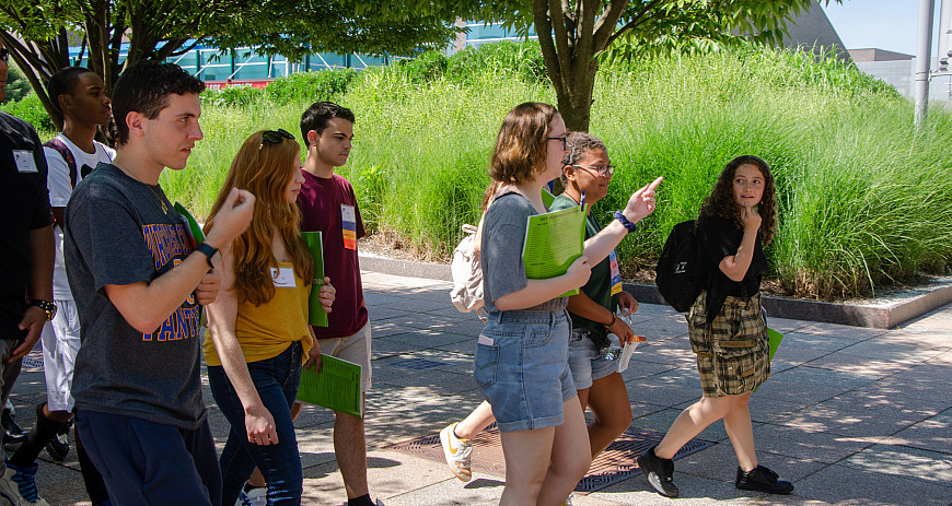 Students at Orientation