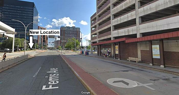 White Plains Loop Bus Stop Location Change