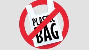 Plastic Bag with prohibition sign