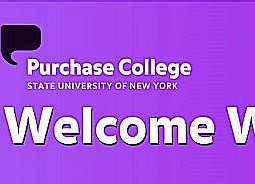 Purple Welcome Week Banner