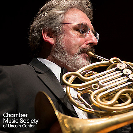 Chamber Music Society of Lincoln Center artist playing french horn