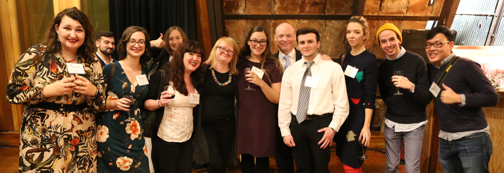 Alumni at an event in November 2017