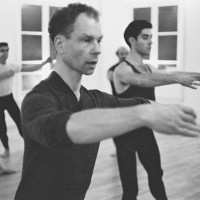 Merce Cunningham teaching.