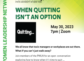    PWLN #AMA Event: When Quitting Isn't An Option 