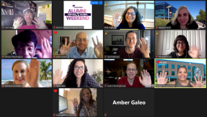 Alumni Weekend Zoom Screen Grab