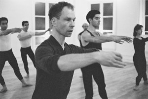 Merce Cunningham teaching.