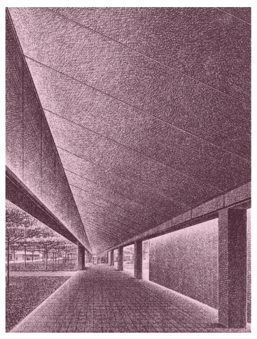 Purchase College Arcade Rendering