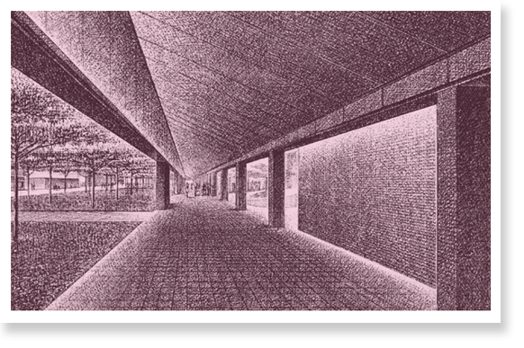 Purchase College Arcade Rendering