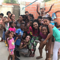 Purchase students volunteer at youth center in Cartagena, Colombia as part of a recent spring break service learning ...