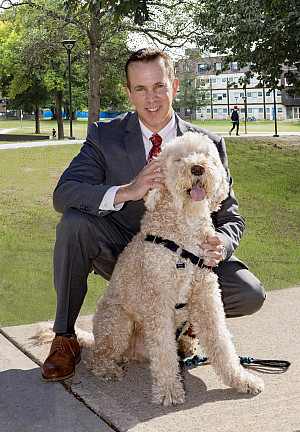 Dennis Craig, Vice President of Student Affairs and Enrollment Management, and Beckett