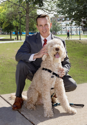 Dennis Craig, Vice President of Student Affairs and Enrollment Management, and Beckett