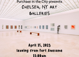 Purchase in the City presents Chelsea, NY Art Galleries on April 20, 2024 leaving Fort Awesome 11:00am