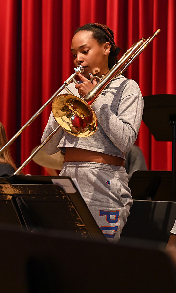 Purchase Latin Jazz Orchestra rehearsal