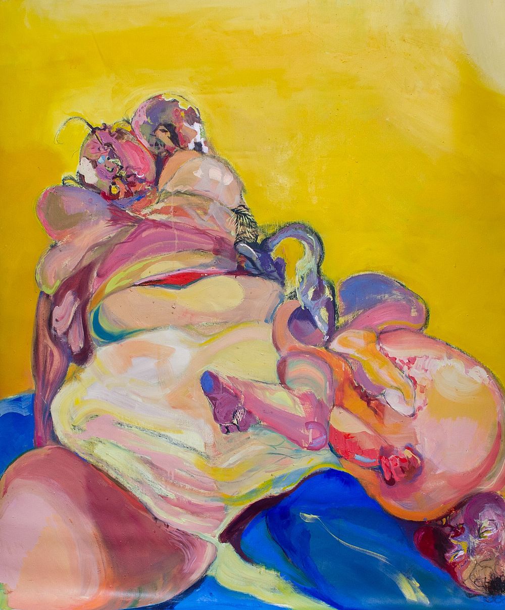 Hannah Petrikovsky, C-Section, 2018, Oil on canvas, 60 x 50