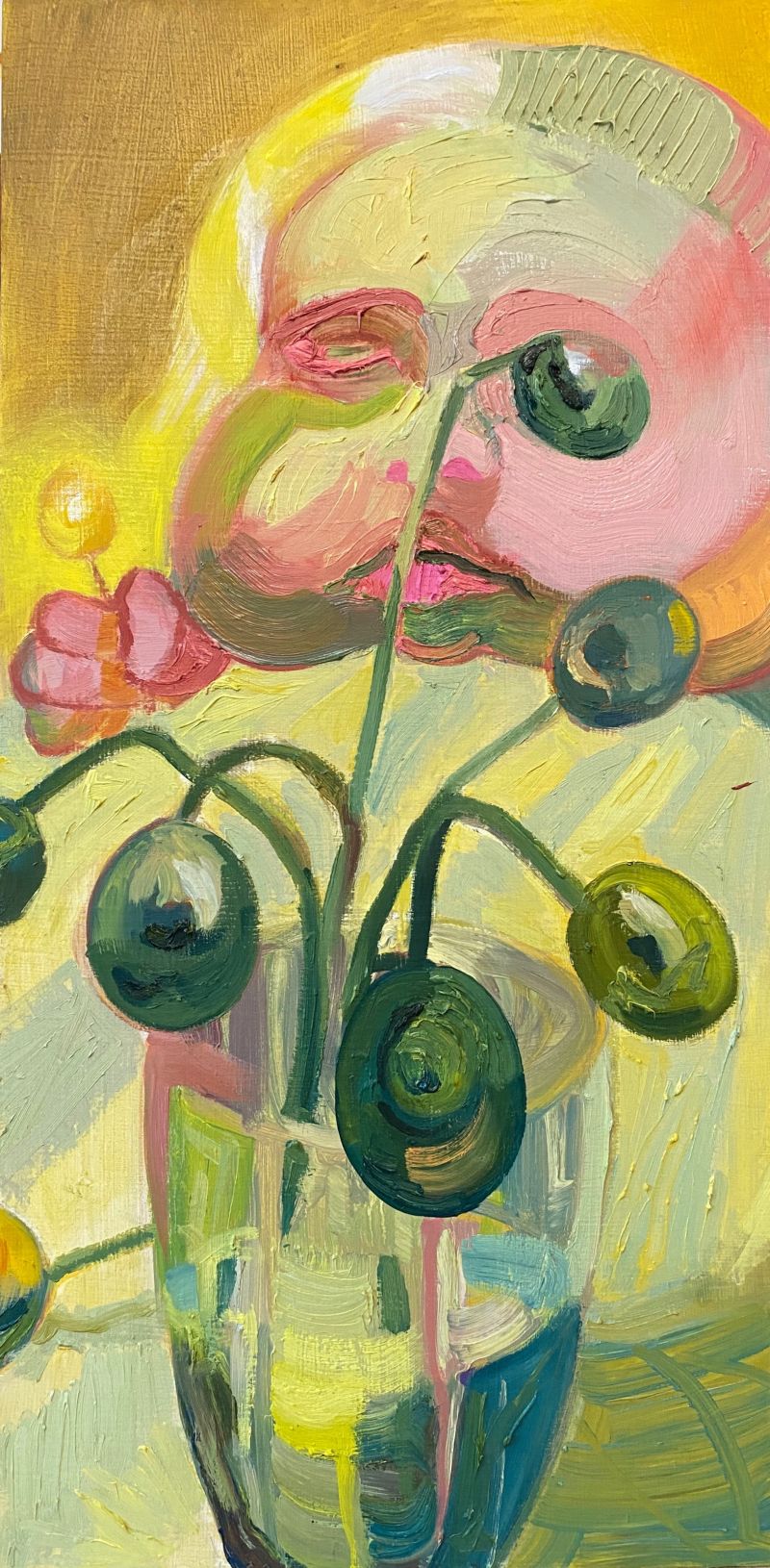 Hannah Petrikovsky, 2019, Light and Lifeless things, Oil on canvas, 12 x 24