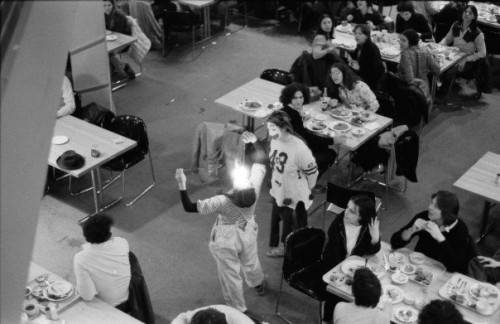 1975 view of the Purchase Cafeteria