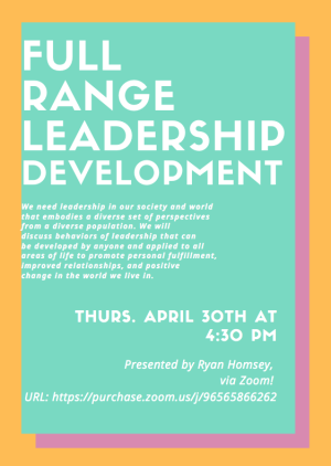 Full Range Leadership Development Workshop Flyer
