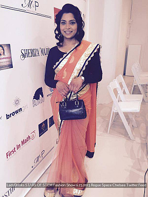 Jaya Mohanan '99 at the Stars of STEM charity fashion show