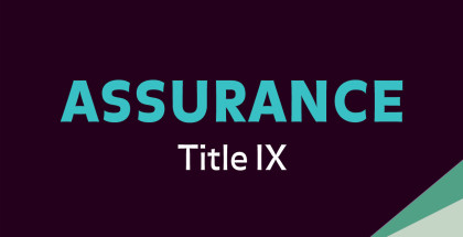 Assurance: Title IX