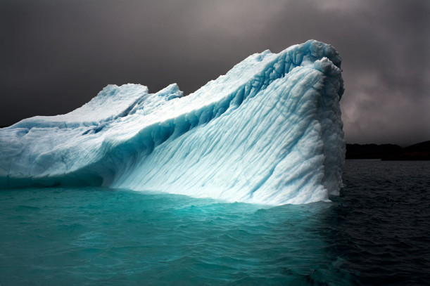 Breaching Iceberg, Greenland Aug 8, 2008, The Last Iceberg series