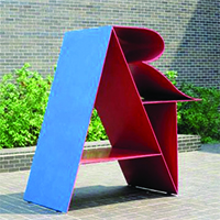 When the museum reopens later this Spring, see Robert Indiana's ART sculpture on view inside the NEU.