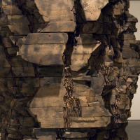    Ursula von Rydingsvard, Bowl with Side Steps, 2002     Cedar; 83.5 x 70 x 69 in. (212.09 x 177.8 x 175.26 cm). Collection Friends of t...