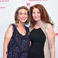 Friends of the Neuberger Museum of Art Board Chair Susan Dubin with Museum Director Tracy Fitzpatrick