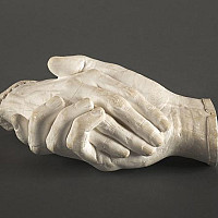 Harriet Goodhue Hosmer, Clasped Hands of Elizabeth and Robert Browning, 1853; Gift of Molly F. Sheppard