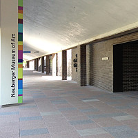 Front entrance to the Neuberger Museum of Art