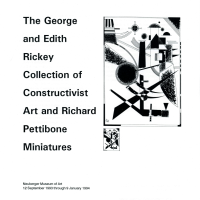    Brochure cover for the 1993 exhibition entitled, The George and Edith Rickey Collection of Constructivist Art and Richard Pettibone Mi...