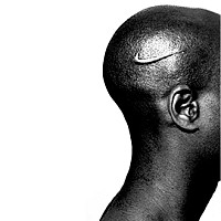 Hank Willis Thomas, Branded Head, 2003 Digital C-Print, sizes vary.
