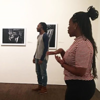 Seniors from the Purchase College Conservatory of Theatre Arts rehearse for their performance of dramatic readings on November 9th in the...